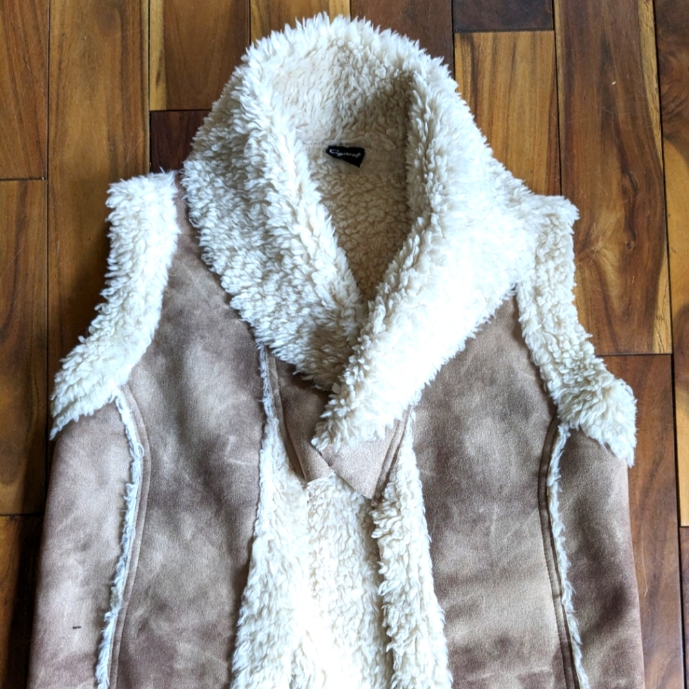 Faux fur vest